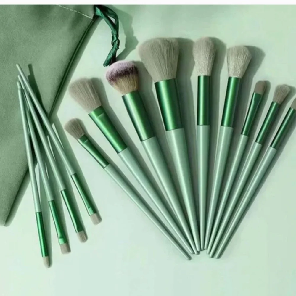 🎉HOST PICK🎉 NWT 13 Piece Set of Makeup Cosmetic Brushes w Bag!